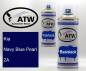 Preview: Kia, Navy Blue Pearl, 2A: 400ml Sprühdose + 400ml Klarlack - Set, von ATW Autoteile West.